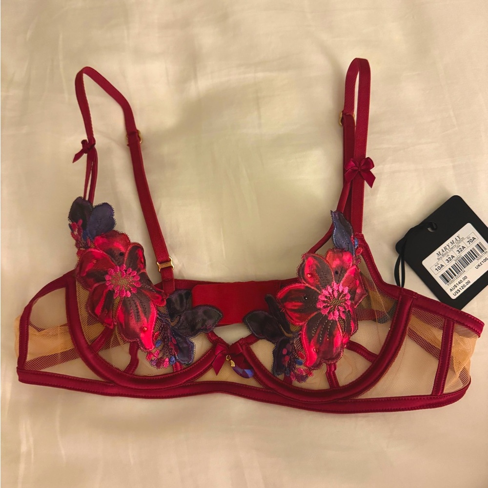 Honey Birdette Mary May Bra with tags size 32A